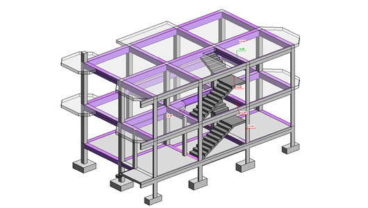 Niveau 1 - REVIT STRUCTURE    Tarif : 5000da